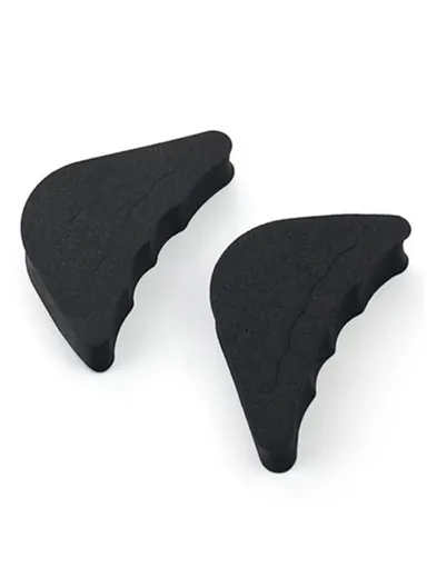 Forefoot Insert Pad, High Heels Toe Plug Sponge, Shoes Cushion Feet Filler Half Insoles - Black