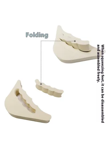 Forefoot Insert Pad, High Heels Toe Plug Sponge, Shoes Cushion Feet Filler Half Insoles - Black