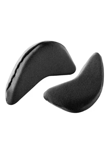 2Pcs Shoe Filler, Women Reusable Oversized Shoe Toe Insert Cushion - Black