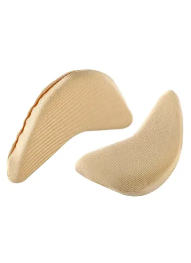 2Pcs Shoe Filler, Women Reusable Oversized Shoe Toe Insert Cushion - Nude