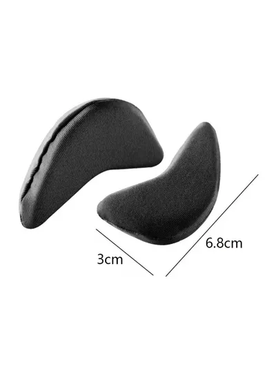 2Pcs Shoe Filler, Women Reusable Oversized Shoe Toe Insert Cushion - Nude