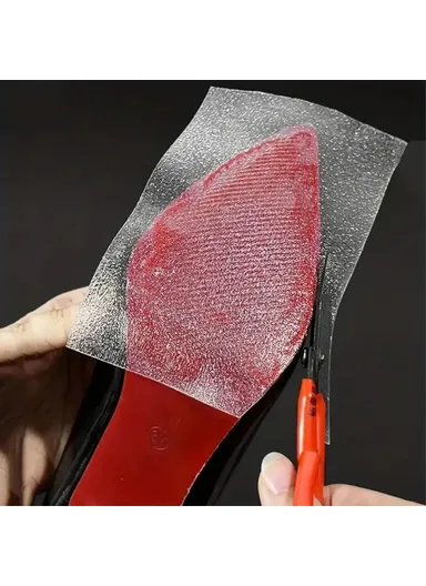10x50cm Shoes Sole Protector Sticker, Anti-slip Ground Grip Self-adhesive High Heels Sole Tape - Transparent
