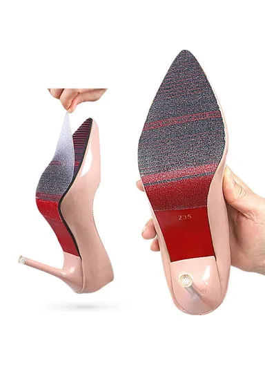 10x50cm Shoes Sole Protector Sticker, Anti-slip Ground Grip Self-adhesive High Heels Sole Tape - Transparent