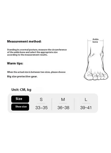 Compression Ankle Brace Support, Adjustable Wrap for Sprained Ankle AB039 - Grey / Right Foot / S