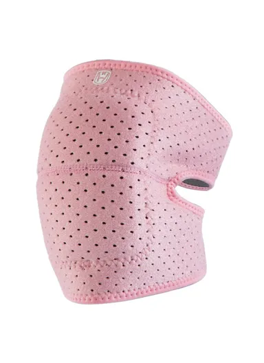 1Pc Adjustable Thickened Sponge Knee Pad, Fitness Basketball Cycling Running Knee Protector KN0182 - L / Pink