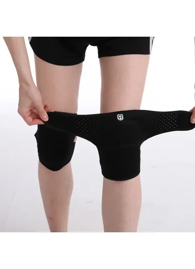 1Pc Adjustable Thickened Sponge Knee Pad, Fitness Basketball Cycling Running Knee Protector KN0182 - L / Pink