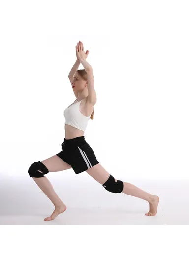 1Pc Adjustable Thickened Sponge Knee Pad, Fitness Basketball Cycling Running Knee Protector KN0182 - L / Grey