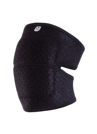 1Pc Adjustable Thickened Sponge Knee Pad, Fitness Basketball Cycling Running Knee Protector KN0182 - L / Black