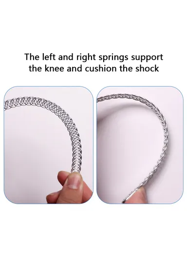 1 Pair Sports Compression Knee Guard Running Basketball Slim Elastic Knee Brace YF-JS020 - Black / L