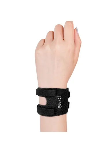 1Pc Sports Wrist Support TFCC Protection Wrap Sprain Recovery Compression Wrist Brace HW003 - Black