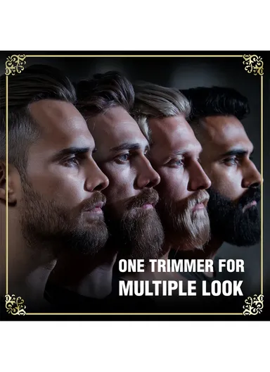 Professional Rechargeable Hair Trimmer, Turbo 8000RPM Cord/Cordless Hair Trimmer with Accessories V-265 - Gold 