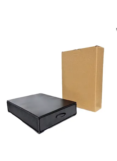 40-Pods Mesh Pod Storage Drawer, Under Coffee Machine Capsule Organizer CP133 (W28 x D38.5 x H8)cm - Black