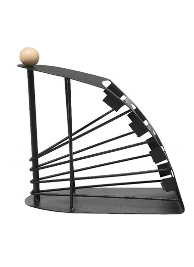 4-Slot Metal Remote Organizer with Mesh Design &amp; Steel Base (L20 x W11 x H18)cm