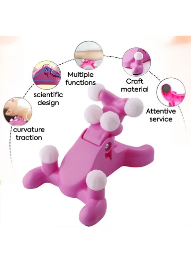 Cervical Neck Massage Device for Relaxation &amp; Muscle Relief (W20 × D15 × H13.5)cm