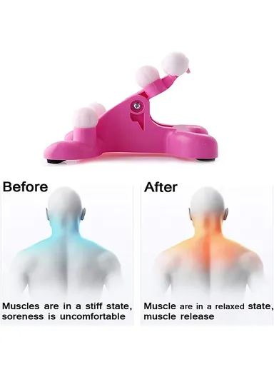 Cervical Neck Massage Device for Relaxation &amp; Muscle Relief (W20 × D15 × H13.5)cm