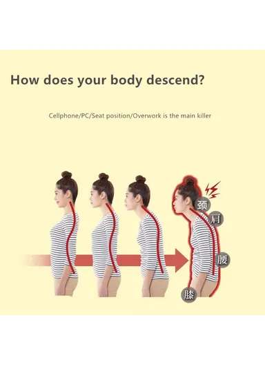 Cervical Neck Massage Device for Relaxation &amp; Muscle Relief (W20 × D15 × H13.5)cm