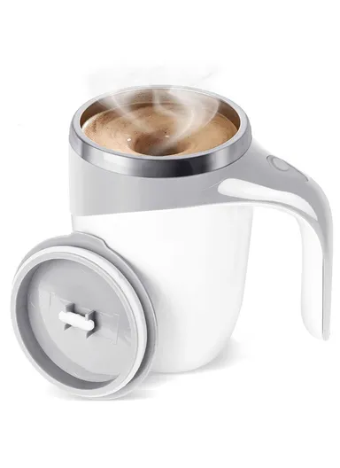 430ml Automatic Self-Stirring Cup, Heat-Resistant Travel Mug for Coffee, Milk, Tea &amp; More