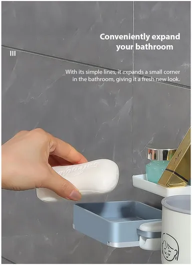 4-Layer No-Drill Bathroom Shower Organizer Rack – Grey