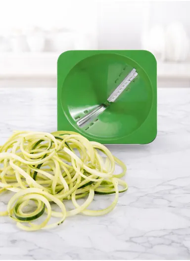 7-in-1 Manual Vegetable Chopper &amp; Slicer with Hand-Crank, Multi-Blade Dicer Set