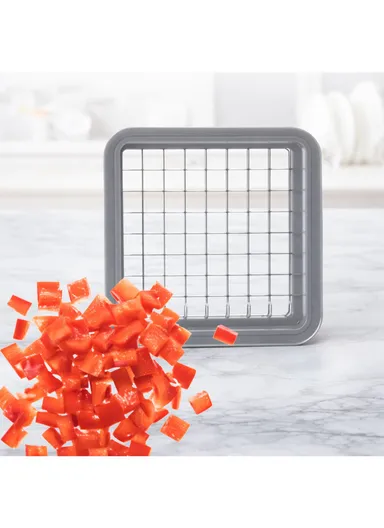 7-in-1 Manual Vegetable Chopper &amp; Slicer with Hand-Crank, Multi-Blade Dicer Set