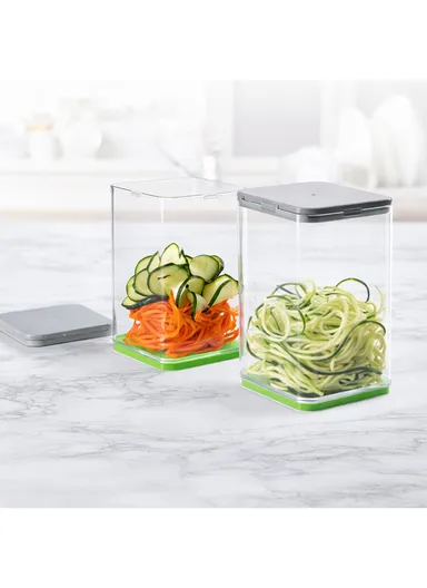 7-in-1 Manual Vegetable Chopper &amp; Slicer with Hand-Crank, Multi-Blade Dicer Set