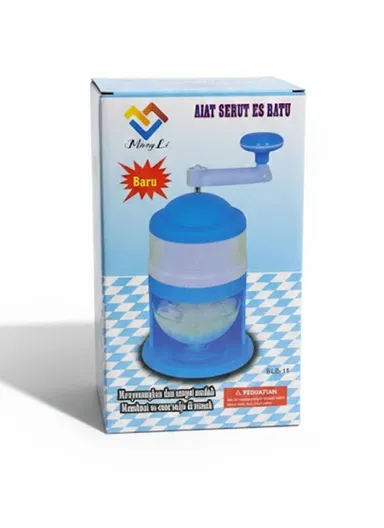 Ice Crusher Manual Multifunction Shaver, Durable, Heat-Resistant with Ice Bowl BLD-16