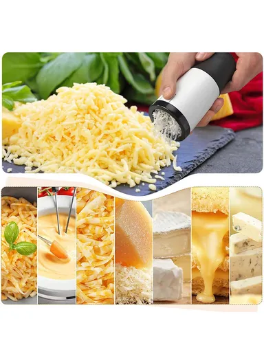 Handheld Rotary Cheese Grater, Easy Operation Manual Kitchen Tool