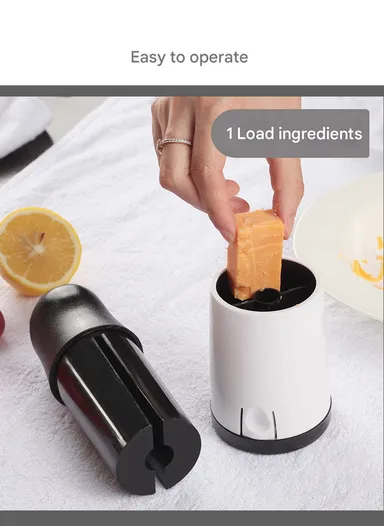 Handheld Rotary Cheese Grater, Easy Operation Manual Kitchen Tool
