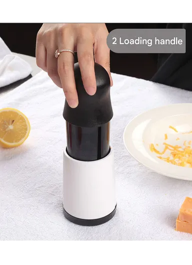 Handheld Rotary Cheese Grater, Easy Operation Manual Kitchen Tool
