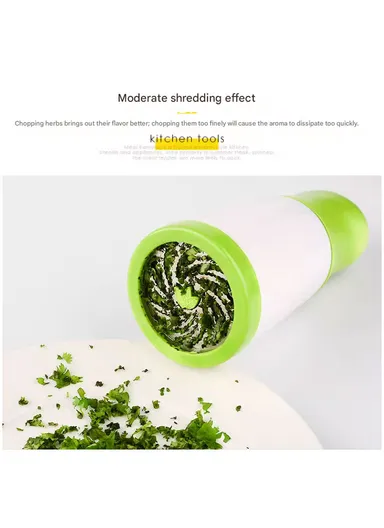 Multi-Purpose Manual Herb, Spice &amp; Seed Grinder - White &amp; Green