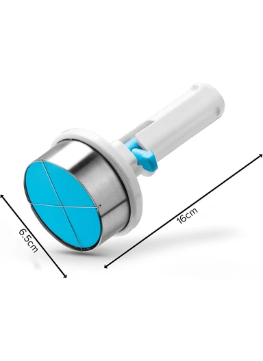 Premium Stainless Steel Ice Cream Sandwich Maker with Perfect ½ Cup Scoop