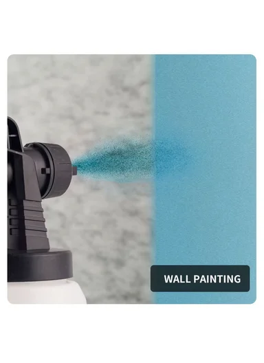 400W Electric Paint Sprayer Elite, Handheld Compact Paint Gun with 360° Multi-Directional Nozzle &amp; 800ml Container
