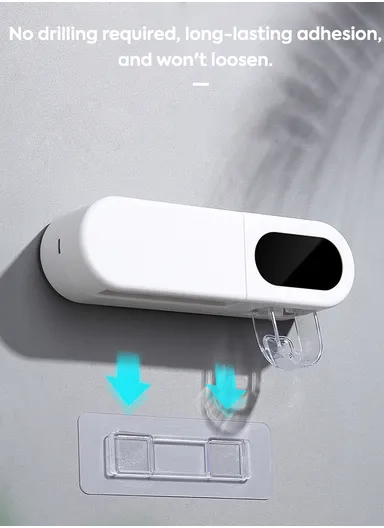 Intelligent Toothbrush Holder with Toothpaste Dispenser, UV + Photocatalyst Sterilization &amp; Long Standby Time YR-555