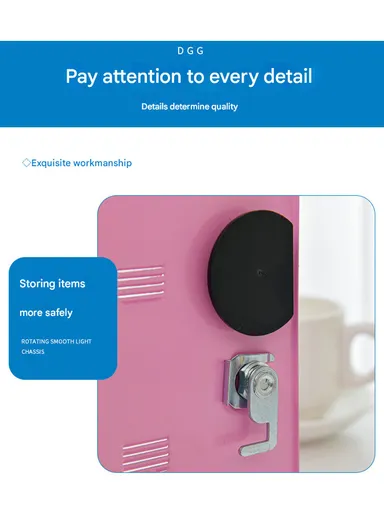 Mini Cash Box with Coin Slot, Small Drawer &amp; Key Lock (W12 × D10 × H18)cm