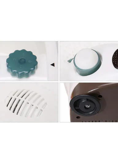 300W Multi-Functional Infrared Footbath Spa Massager with Vibration, Oxygen Bubbles &amp; Magnetic Therapy - Green