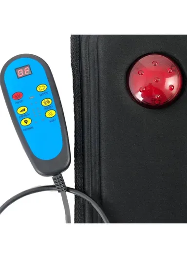 Microcomputer Massage Mattress, Full Body Vibration &amp; Heating Pad with Remote Control, Multi-Frequency Massage Modes &amp; Foldable Design SL-2018