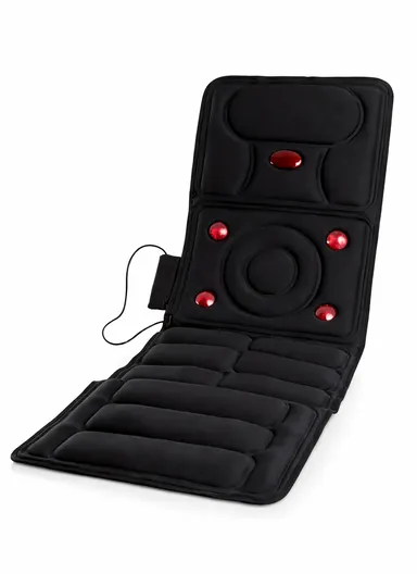 Microcomputer Massage Mattress, Full Body Vibration &amp; Heating Pad with Remote Control, Multi-Frequency Massage Modes &amp; Foldable Design SL-2018