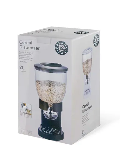 2L Dry Food Cereal Dispenser with Rotating Knob (W14 × H35)cm