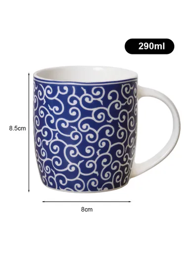 290ml Retro Design Ceramic Mug, Dishwasher &amp; Microwave Safe Mug SDM020-1312 - Style 2