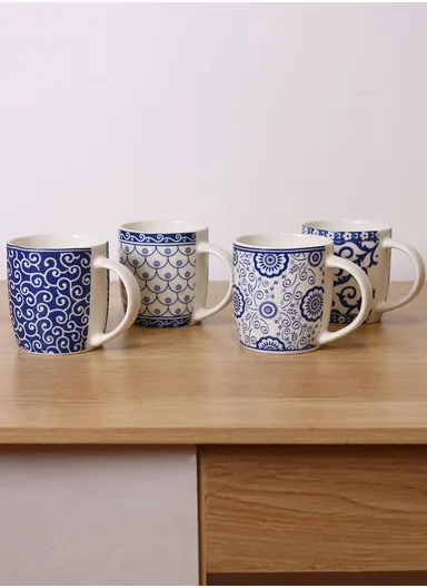 290ml Retro Design Ceramic Mug, Dishwasher &amp; Microwave Safe Mug SDM020-1312 - Style 3