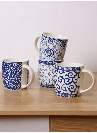 290ml Retro Design Ceramic Mug, Dishwasher &amp; Microwave Safe Mug SDM020-1312 - Style 3