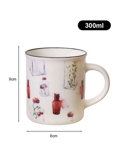 300ml Ceramic Mug, Dishwasher &amp; Microwave Safe Mug SDM020-3326 - Style 1