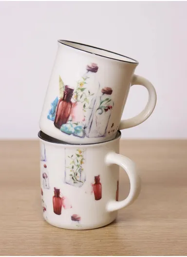 300ml Ceramic Mug, Dishwasher &amp; Microwave Safe Mug SDM020-3326 - Style 1