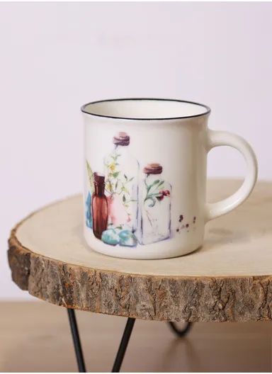 300ml Ceramic Mug, Dishwasher &amp; Microwave Safe Mug SDM020-3326 - Style 2