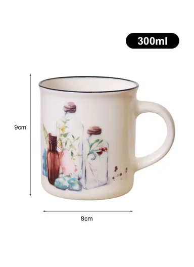 300ml Ceramic Mug, Dishwasher &amp; Microwave Safe Mug SDM020-3326 - Style 2