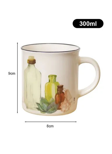 300ml Ceramic Mug, Dishwasher &amp; Microwave Safe Mug SDM020-3326 - Style 3