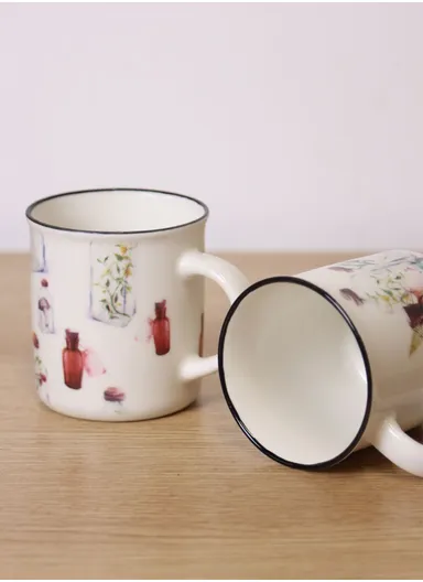 300ml Ceramic Mug, Dishwasher &amp; Microwave Safe Mug SDM020-3326 - Style 3