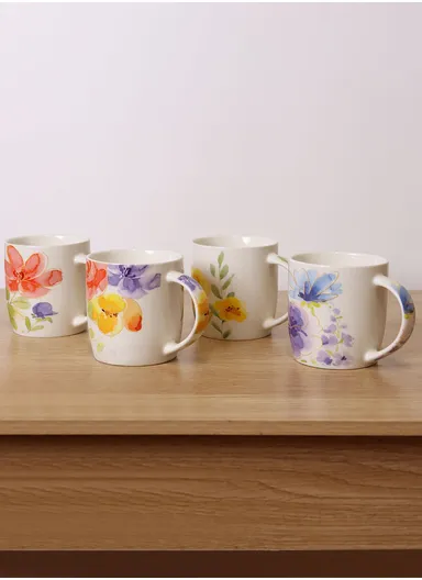 350ml Ceramic Mug, Multi-Use Large Capacity Mug - Style 4