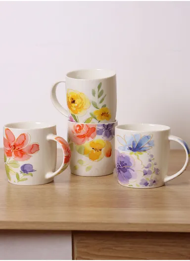 350ml Ceramic Mug, Multi-Use Large Capacity Mug - Style 4