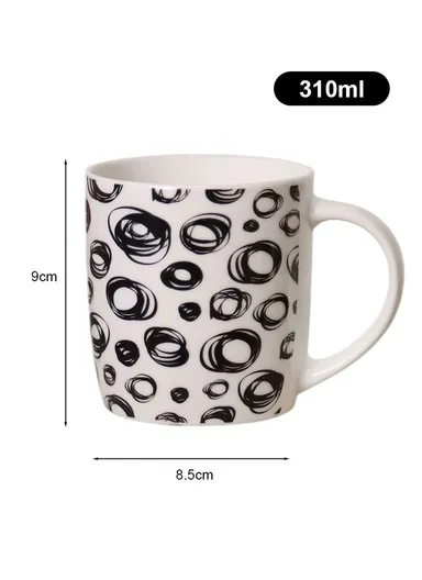 310ml Ceramic Mug, Dishwasher &amp; Microwave Safe Mug SDM074-3971 - Style 4